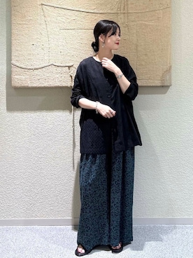 秋山 里織さん(レディース・158cm)の夏コーディネート