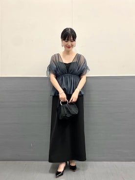 秋山 里織さん（レディース・158cm）の秋コーディネート