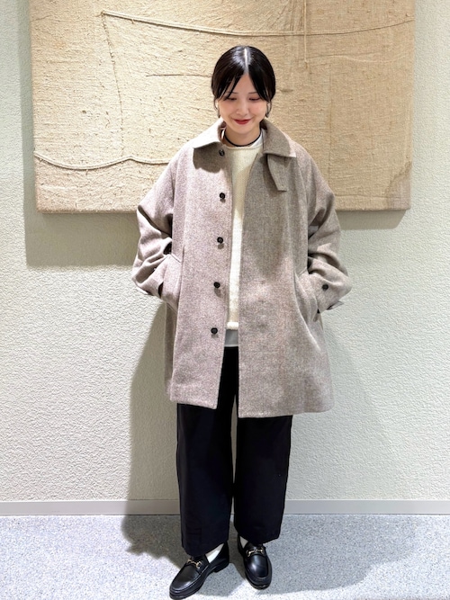 新品 かぐれ Wool short coat ショートコート Wool short coat（その他アウター）｜かぐれ（カグレ）の