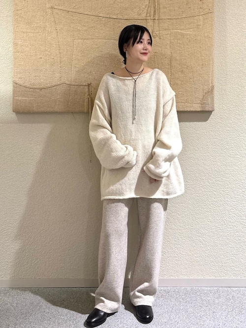 2サイズ展開』ペルーボートネックニット（ニット/セーター）｜かぐれ