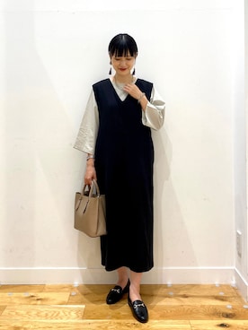 秋山 里織さん(レディース・158cm)の夏コーディネート