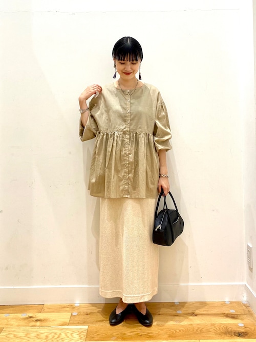 セール】『セットアップ対応』ヘリンボーン柄カットスカート（スカート