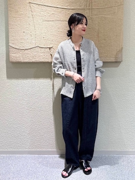 秋山 里織さん(レディース・158cm)の夏コーディネート