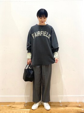 秋山 里織さん(レディース・158cm)の冬コーディネート