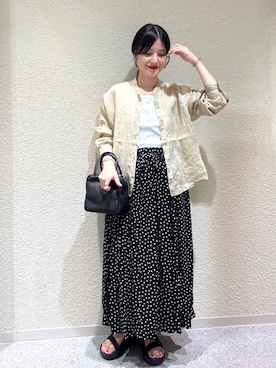 秋山 里織さん（レディース・158cm）の秋コーディネート