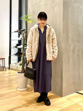 秋山 里織さん(レディース・158cm)の秋コーディネート