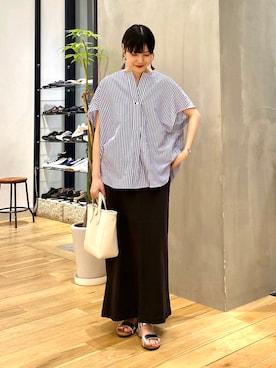 秋山 里織さん(レディース・158cm)の春コーディネート