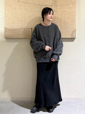 「アイテム（その他トップス）」を使った、秋山 里織さん（レディース・158cm）の秋コーディネート