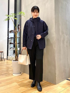 秋山 里織さん(レディース・158cm)の冬コーディネート