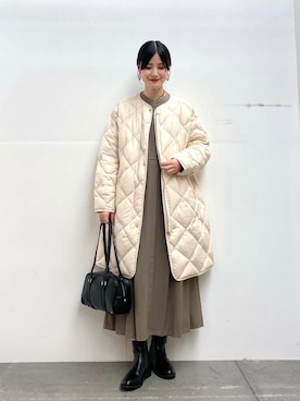 秋山 里織さん（レディース・158cm）の秋コーディネート