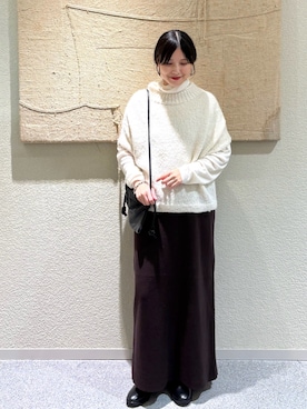 秋山 里織さん（レディース・158cm）の秋コーディネート