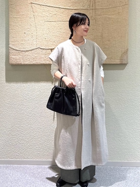 「アイテム（雑貨/ホビー）」を使った、秋山 里織さん（レディース・158cm）の冬コーディネート