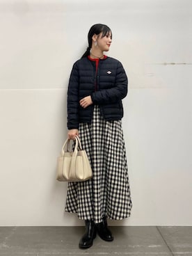 秋山 里織さん（レディース・158cm）の秋コーディネート