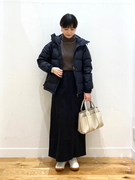秋山 里織さん(レディース・158cm)の冬コーディネート