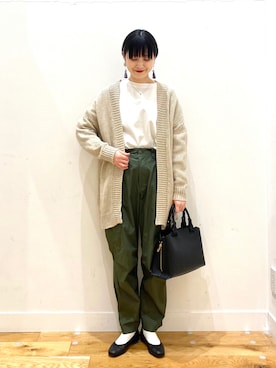 秋山 里織さん（レディース・158cm）の春コーディネート