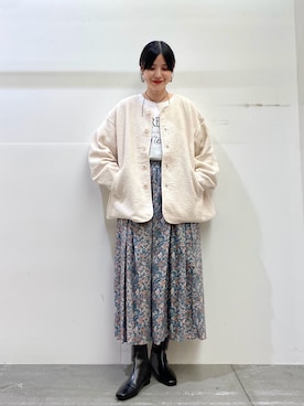 秋山 里織さん（レディース・158cm）の秋コーディネート