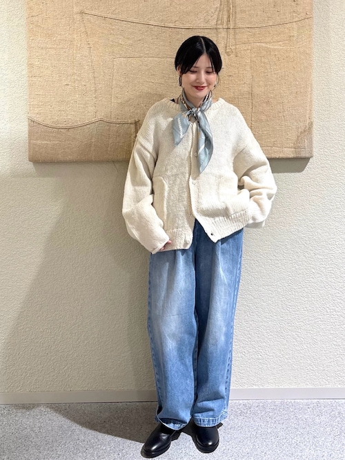 『2サイズ展開』ペルーニットカーディガン