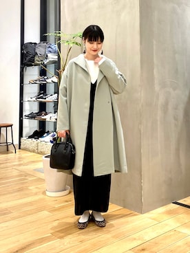 秋山 里織さん(レディース・158cm)の冬コーディネート