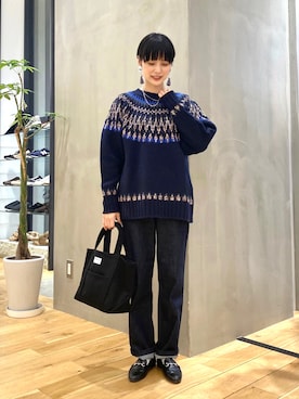 「orcival」｜「アイテム（アクセサリー）」を使った、saoriさん（レディース・158cm）の秋コーディネート