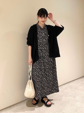 秋山 里織さん（レディース・158cm）の夏コーディネート