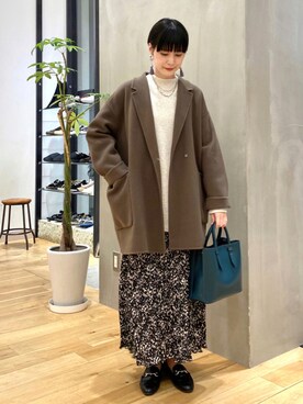 秋山 里織さん（レディース・158cm）の秋コーディネート