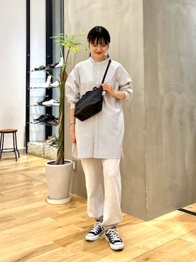 秋山 里織さん（レディース・158cm）の秋コーディネート