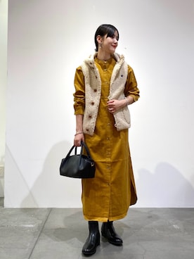 「ハロウィン」｜「アイテム（その他アウター）」を使った、saoriさん（レディース・158cm）の秋コーディネート