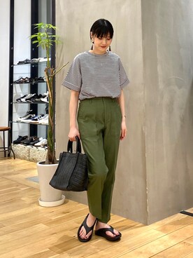 秋山 里織さん(レディース・158cm)の春コーディネート
