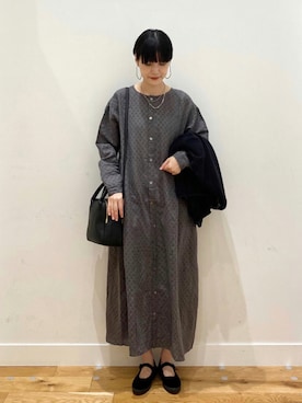 「orcival」｜「アイテム（アクセサリー）」を使った、saoriさん（レディース・158cm）の秋コーディネート