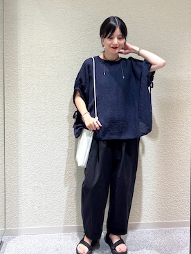 「アイテム（その他トップス）」を使った、saoriさん（レディース・158cm）の夏コーディネート