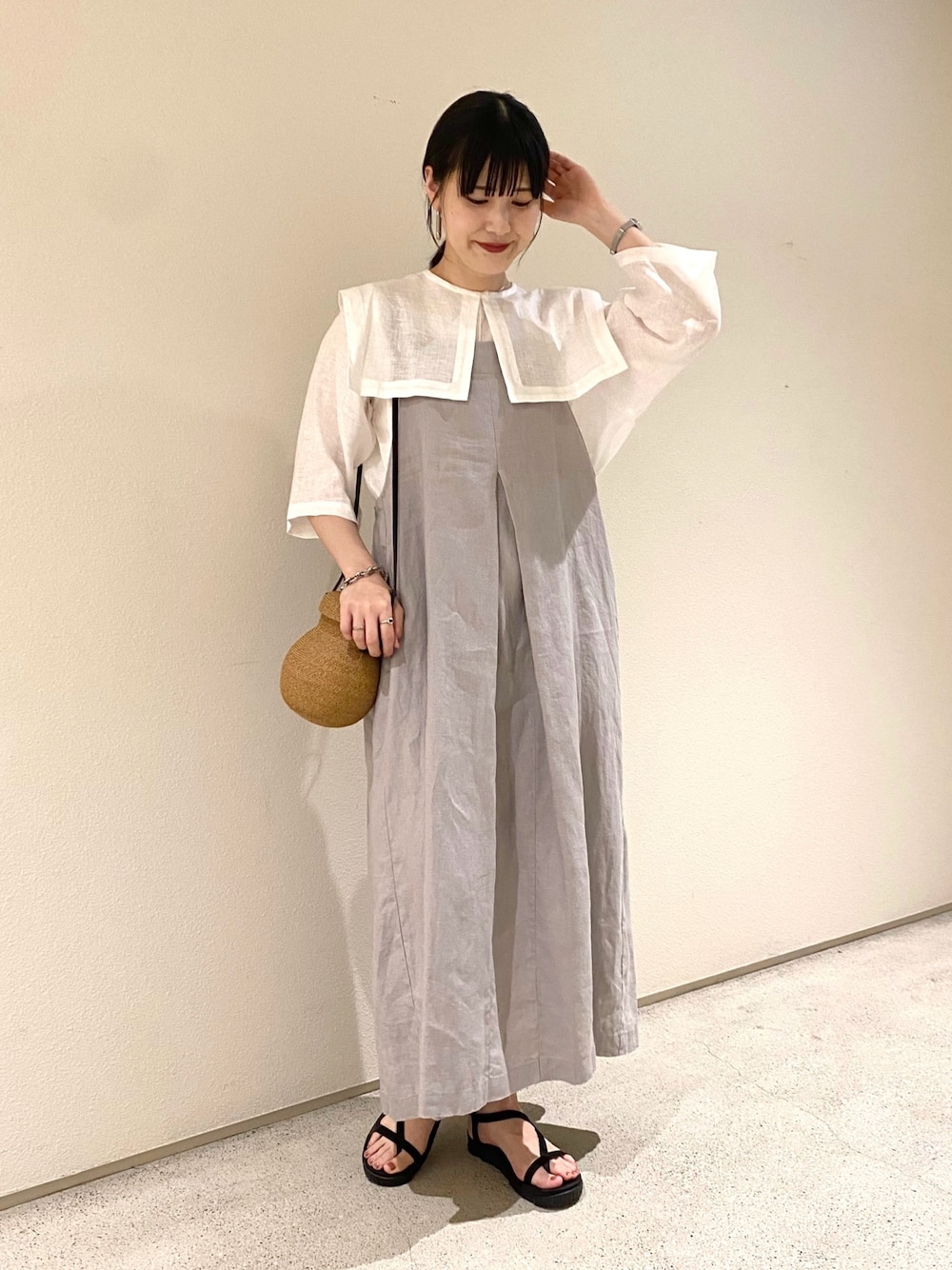 saori(かぐれ阪神梅田店)｜かぐれのワンピースを使ったコーディネート 