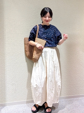 秋山 里織さん（レディース・158cm）の秋コーディネート