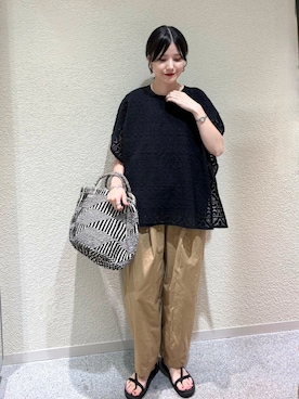 「newarrival」｜秋山 里織さん（レディース・158cm）の夏コーディネート