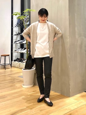 秋山 里織さん（レディース・158cm）の春コーディネート