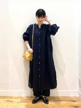 秋山 里織さん（レディース・158cm）の春コーディネート