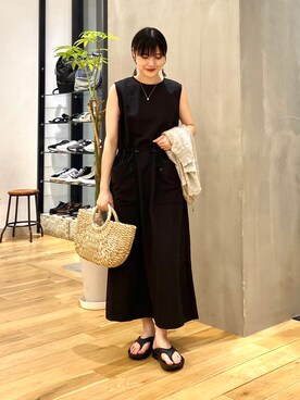 秋山 里織さん（レディース・158cm）の春コーディネート