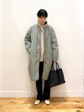 秋山 里織さん（レディース・158cm）の秋コーディネート
