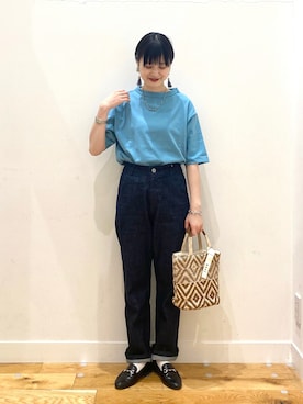 秋山 里織さん（レディース・158cm）の春コーディネート