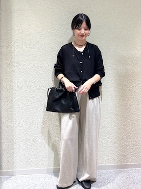 「アイテム（その他雑貨）」を使った、秋山 里織さん（レディース・158cm）の秋コーディネート