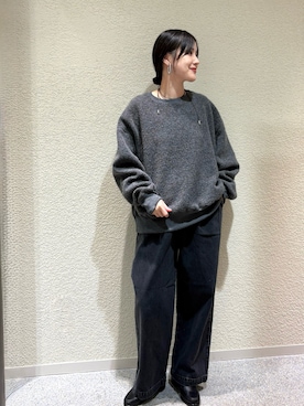 「アイテム（その他トップス）」を使った、秋山 里織さん（レディース・158cm）の秋コーディネート