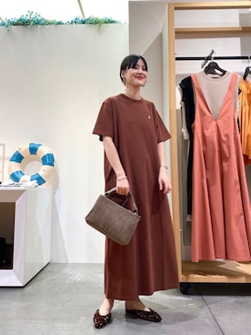 秋山 里織さん（レディース・158cm）の夏コーディネート