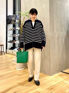 秋山 里織さん(レディース・158cm)の春コーディネート