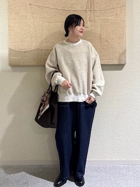 「アイテム（その他トップス）」を使った、秋山 里織さん（レディース・158cm）の秋コーディネート