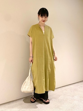 秋山 里織さん(レディース・158cm)の夏コーディネート