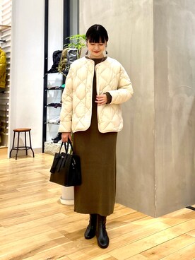 秋山 里織さん（レディース・158cm）の秋コーディネート