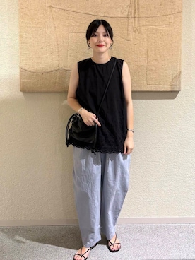 「newarrival」｜saoriさん（レディース・158cm）の夏コーディネート