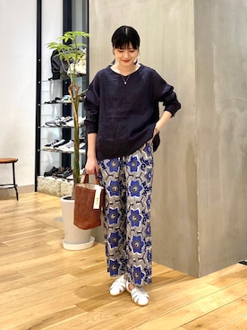 秋山 里織さん(レディース・158cm)の春コーディネート