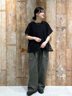 「newarrival」｜秋山 里織さん（レディース・158cm）の春コーディネート