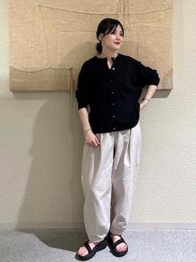 秋山 里織さん（レディース・158cm）の夏コーディネート