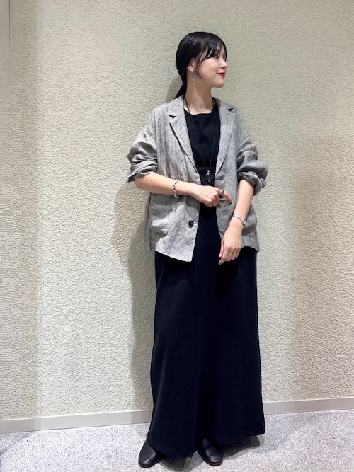 リネンテーラードジャケット（その他アウター）｜かぐれ（カグレ）の